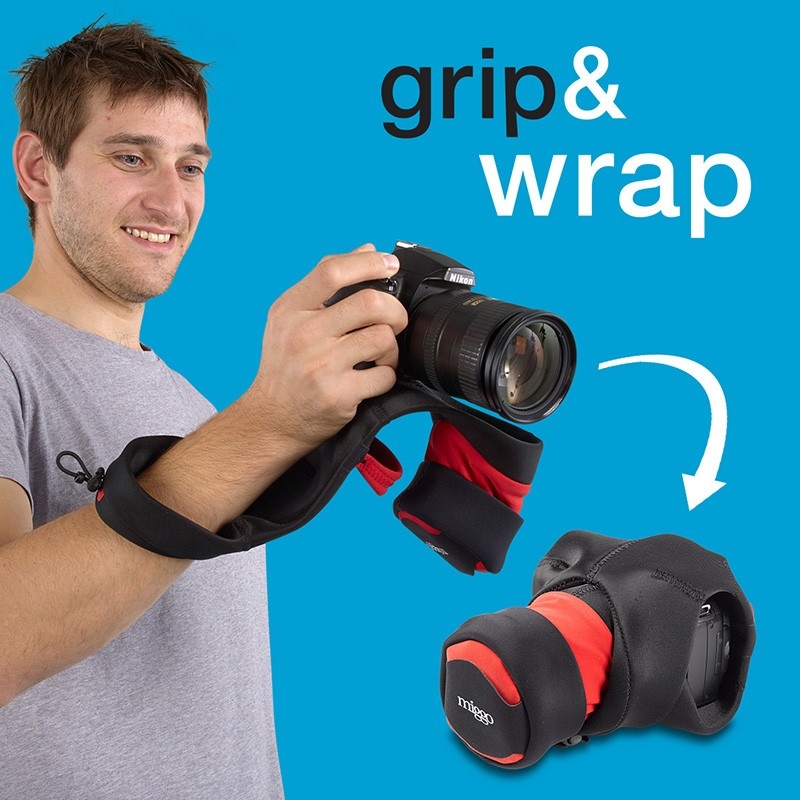 Miggo Grip and Wrap SLR - Black Red