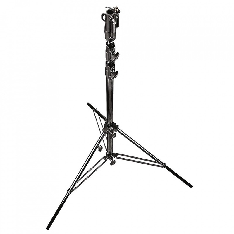 Manfrotto Heavy Duty Stand, Black, Air-Cushioned, Black Steel